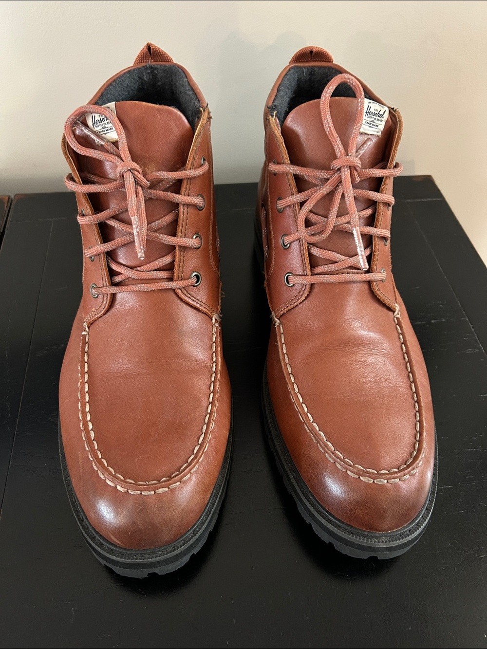 Sperry Chestnut Brown Leather Chukka Boots size 13